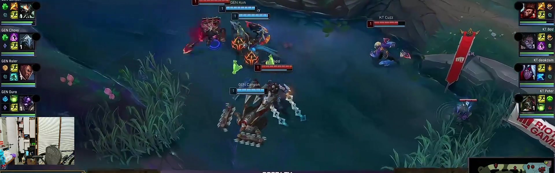 米勒看GEN 0-7开局翻盘KT豪取17连胜人都看傻了：这也能赢吗？