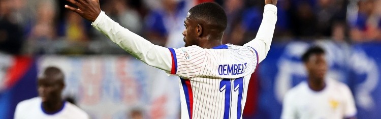 德尚：如果把登贝莱放在右边路不进球了，那就是我的错