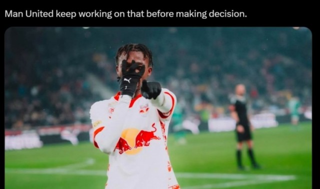 罗马诺：曼联有意22岁左边锋多格莱斯，已初步向萨尔茨堡询问价格